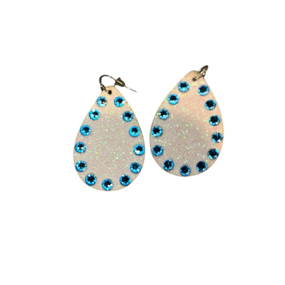 Boutique custom faux leather with Swarovski crystals
